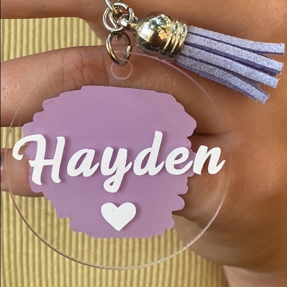 Personalized Name Acrylic Keychain - Picture 4 of 13